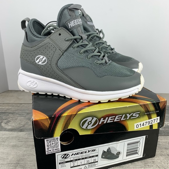 Heelys Other - NIB Heelys Piper Athletic Tennis Shoe Grey Size 2